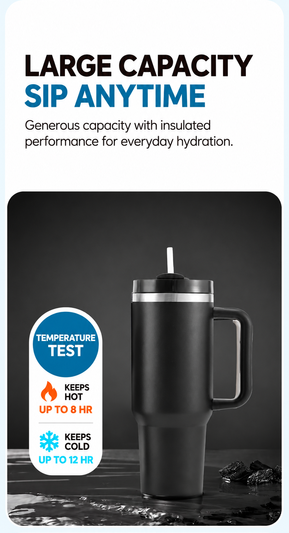 Insulated Tumbler with Handle