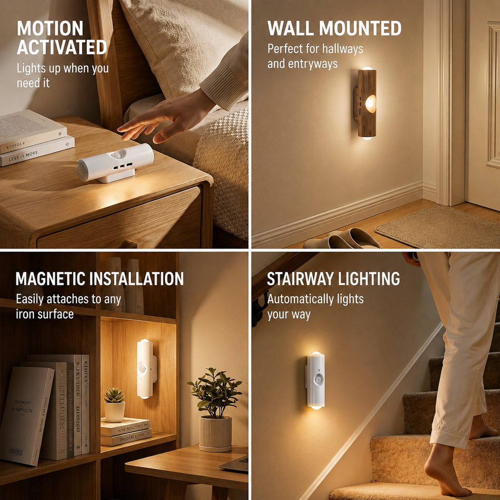 RGB Motion Sensor Night Light
