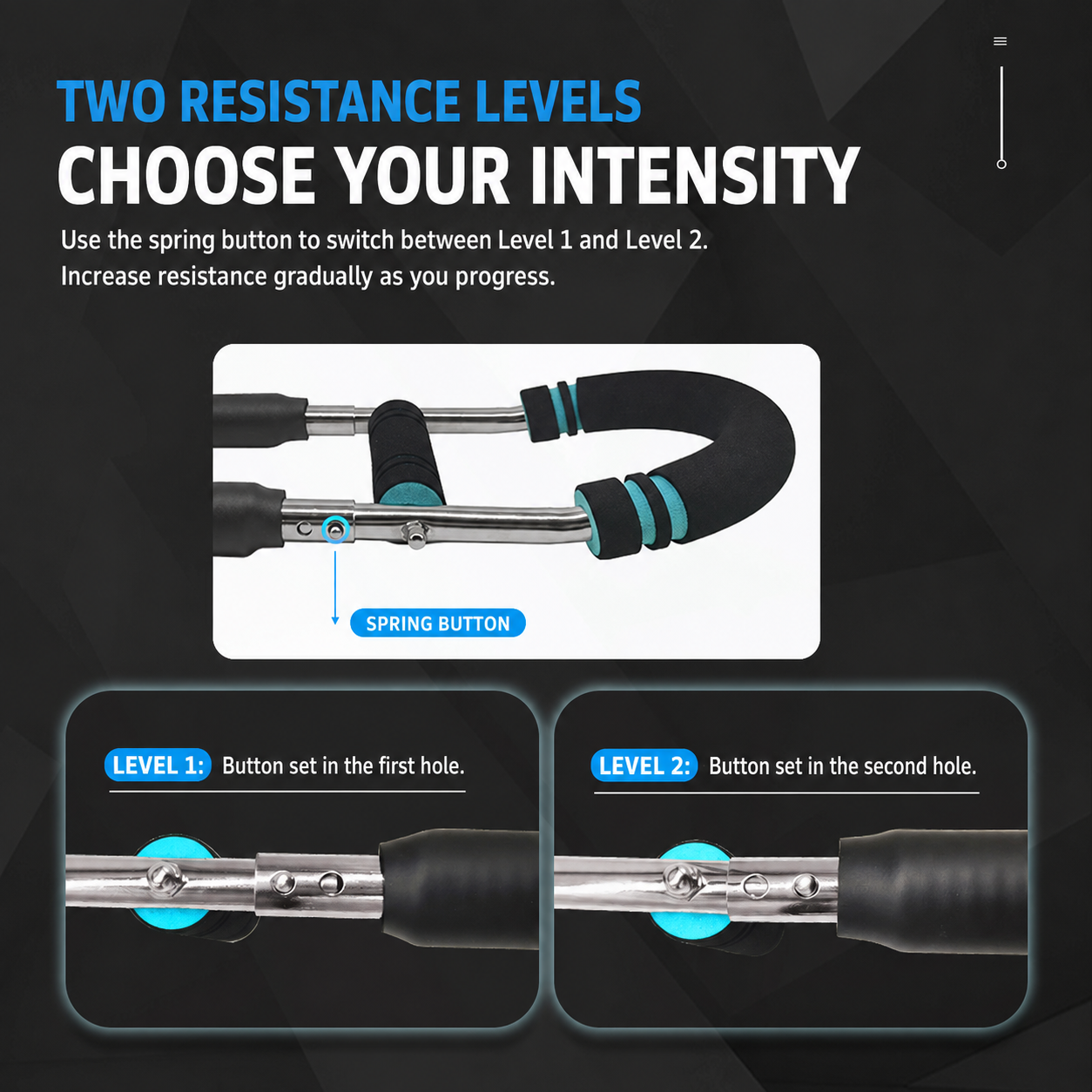 U-Shaped Push Up Board Bar