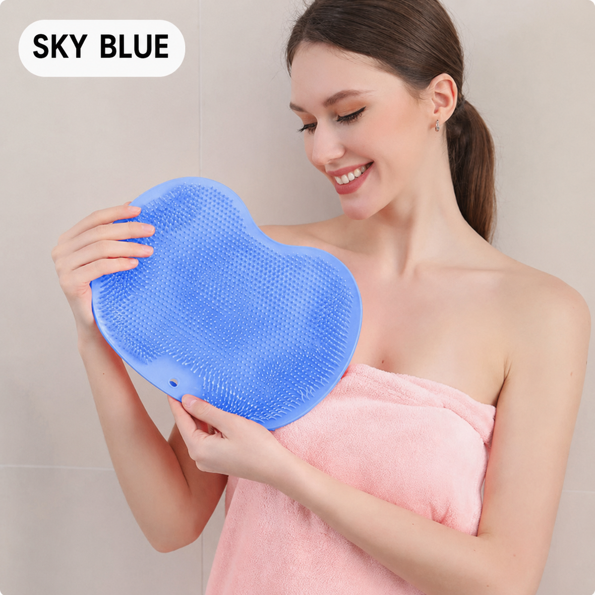 Hands-Free Back & Foot Scrubber