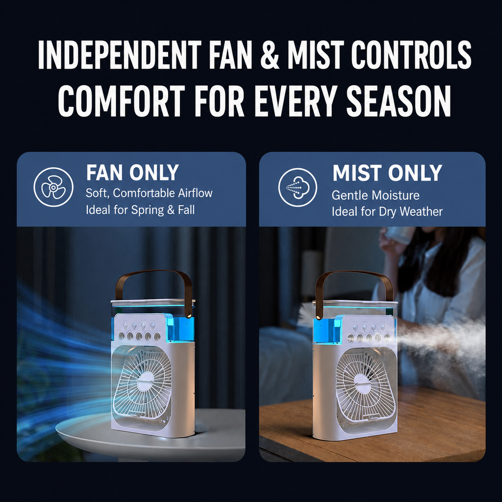 Portable Mist Cooling Fan