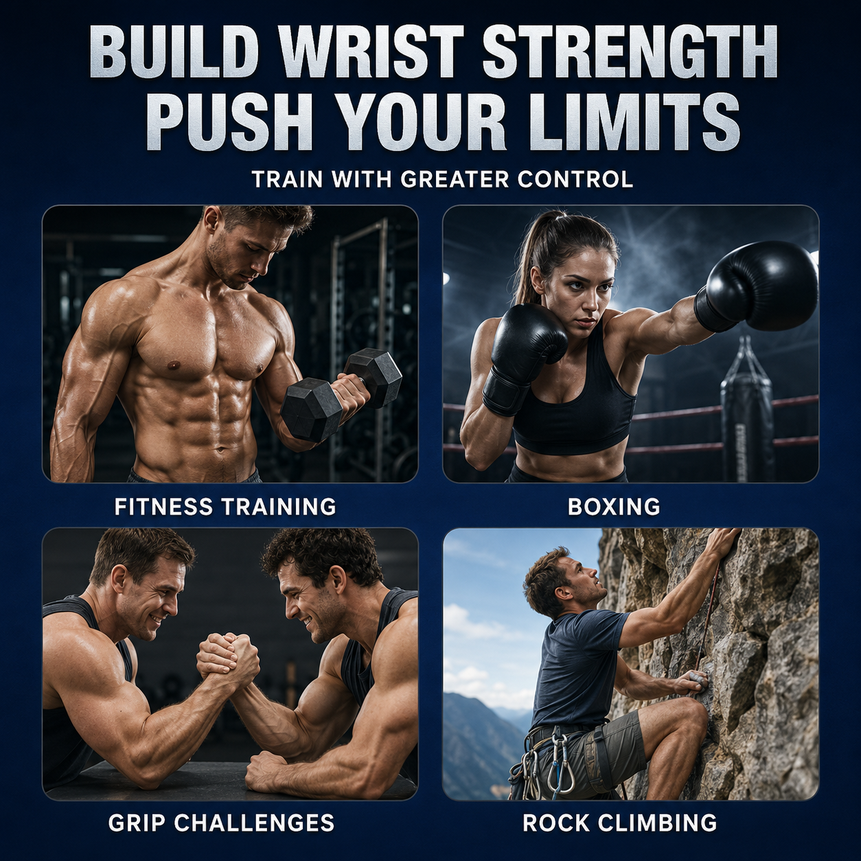 Carbon Steel Wrist & Forearm Trainer
