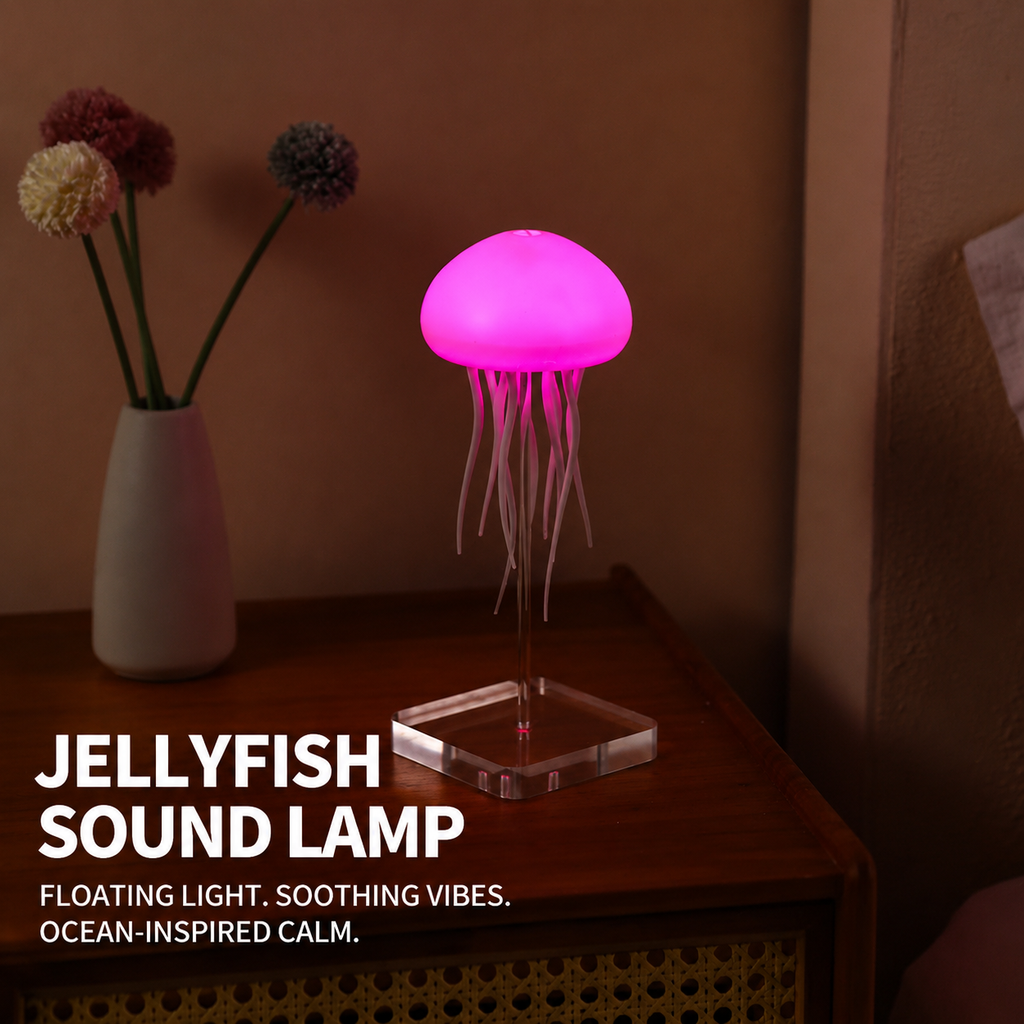 Smart Voice-Controlled Levitating Jellyfish Ambient Light