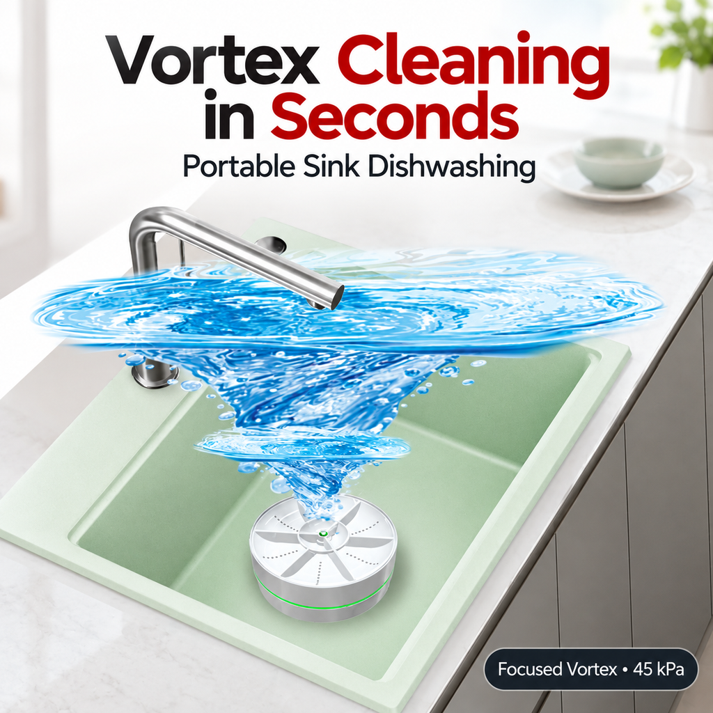 Portable Vortex Sink Cleaner