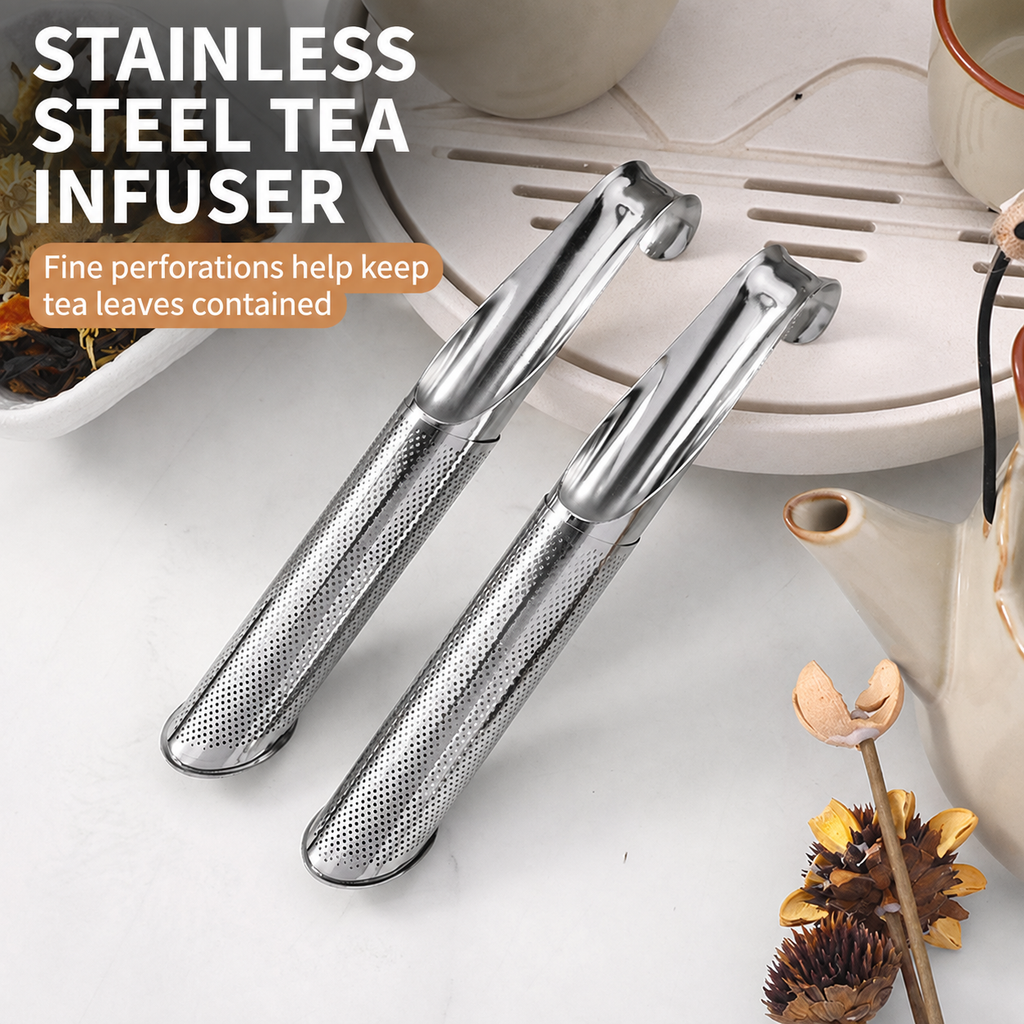 Slide-Open Stainless Tea Infuser