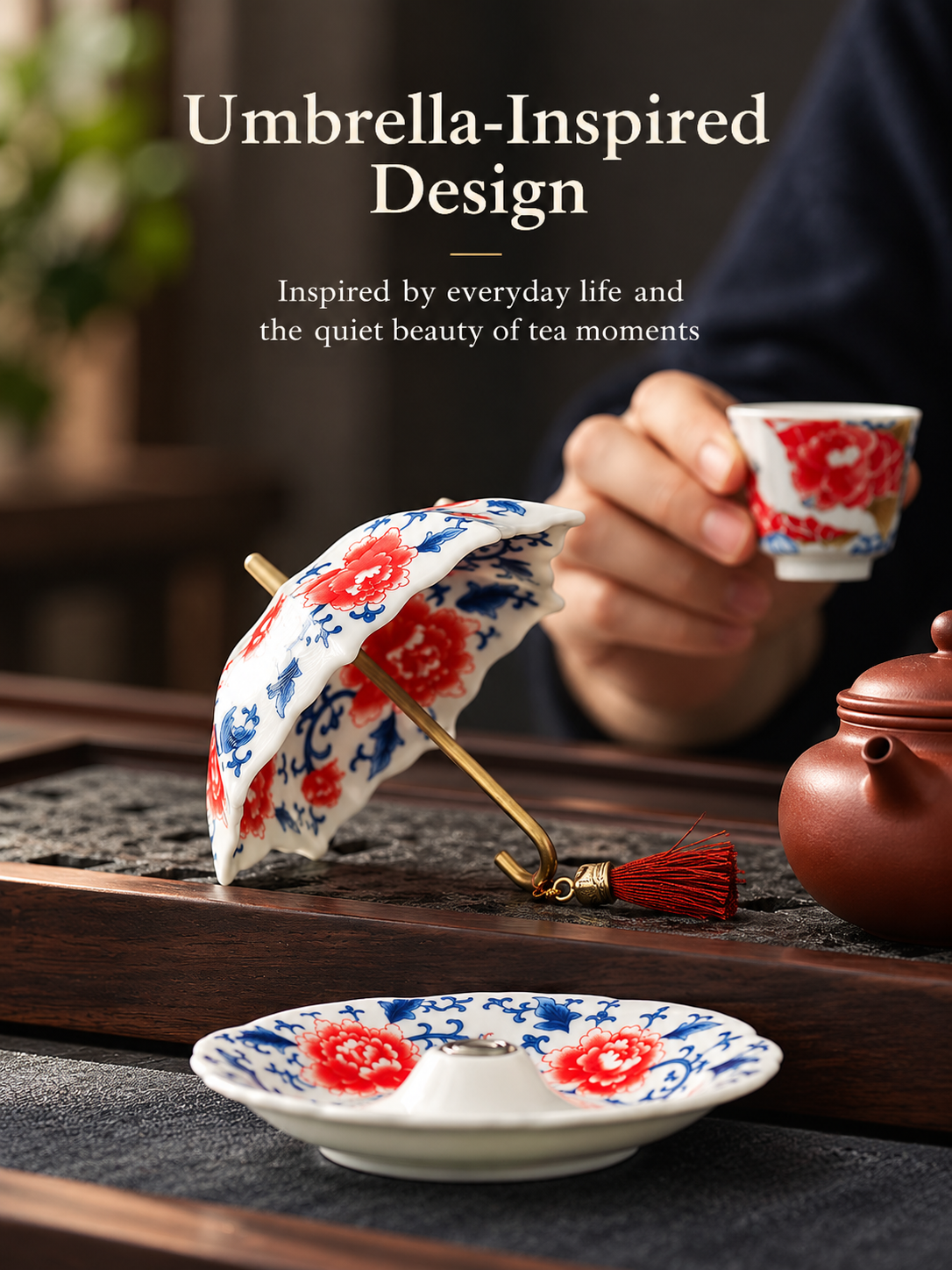 Umbrella-Shaped Tea Strainer