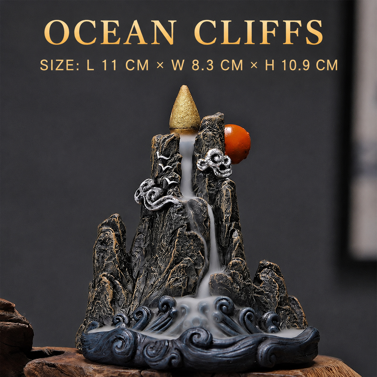 Mountain Waterfall Backflow Incense Burner