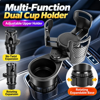Expandable Dual Car Cup Holder