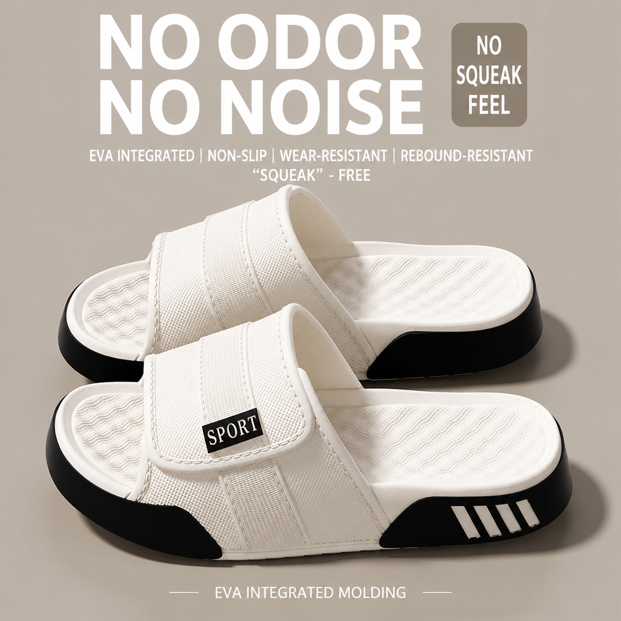 Wear-resistant and non-slip EVA sandals
