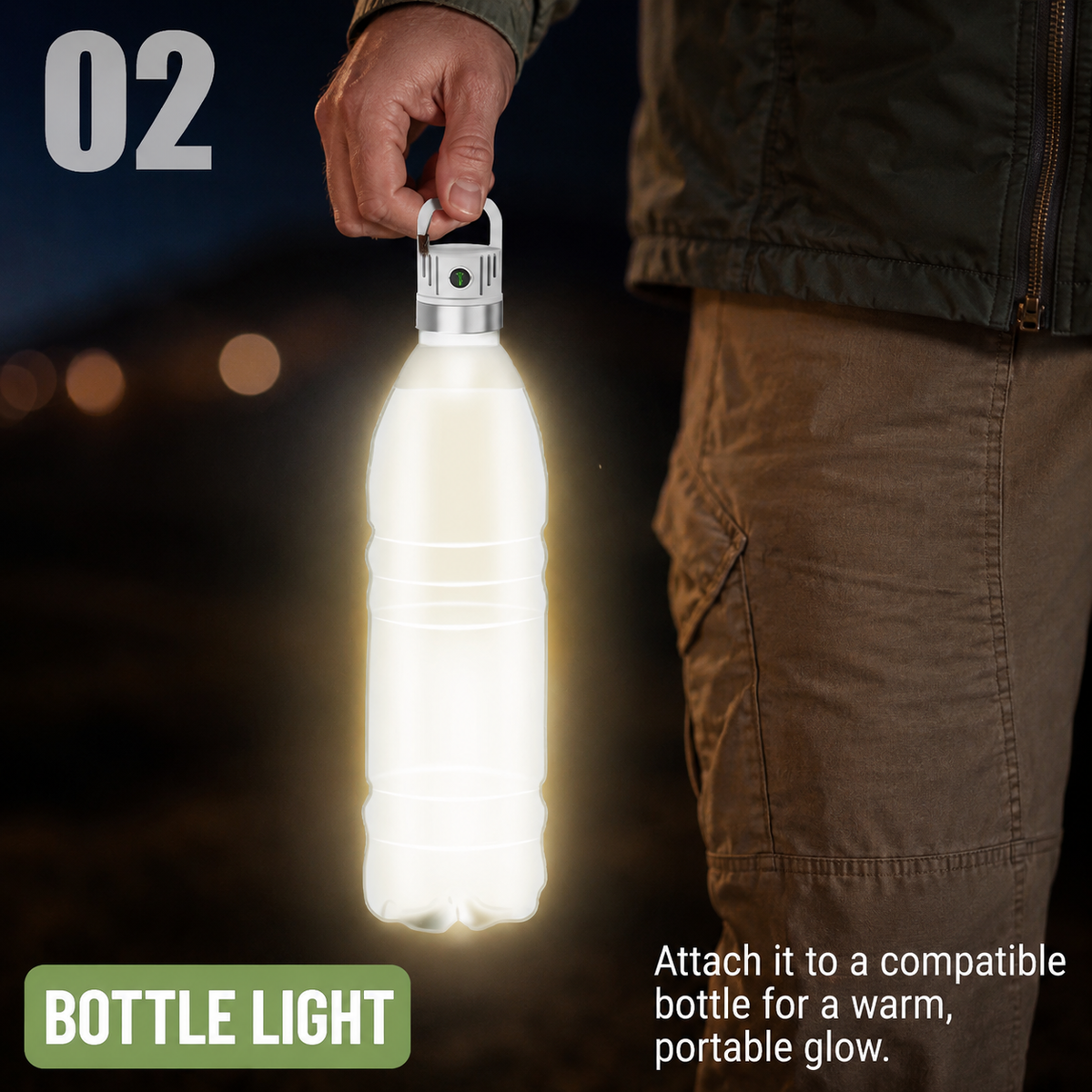 Rechargeable 7-Color Camping Light