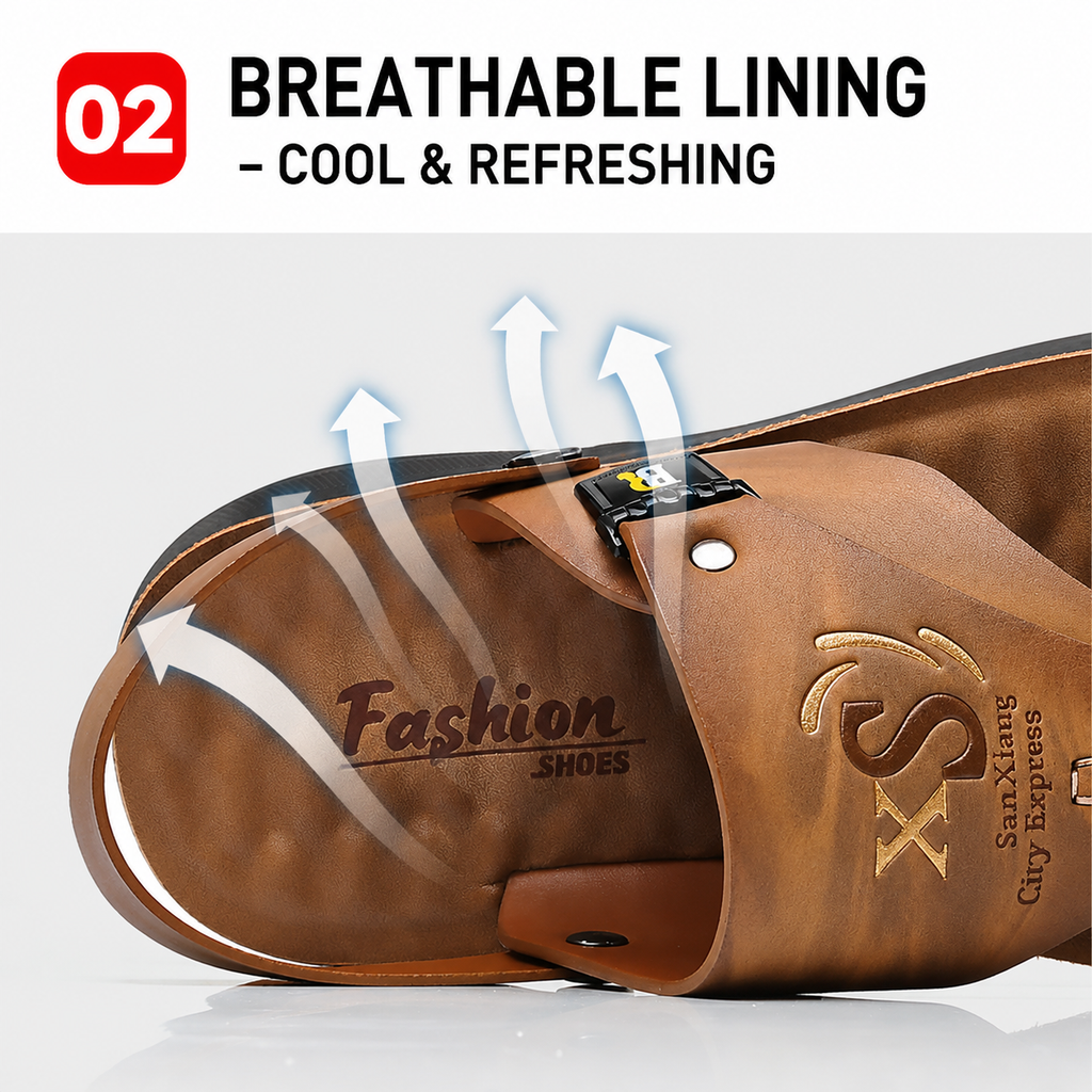 Men's Premium Comfort Leather Sandals