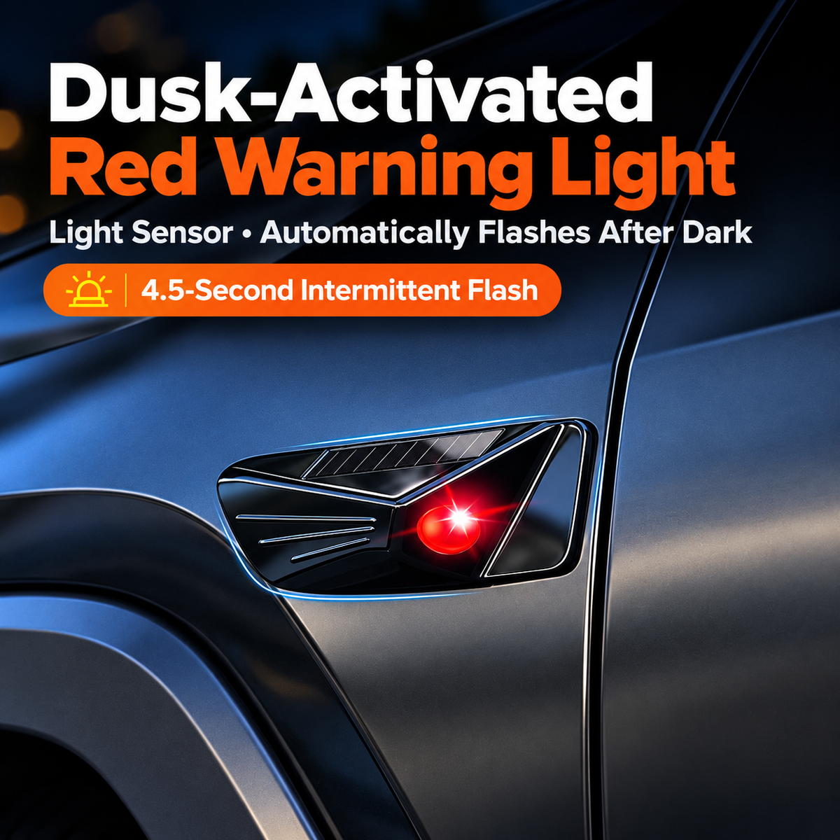 Solar Vehicle Warning Light Set