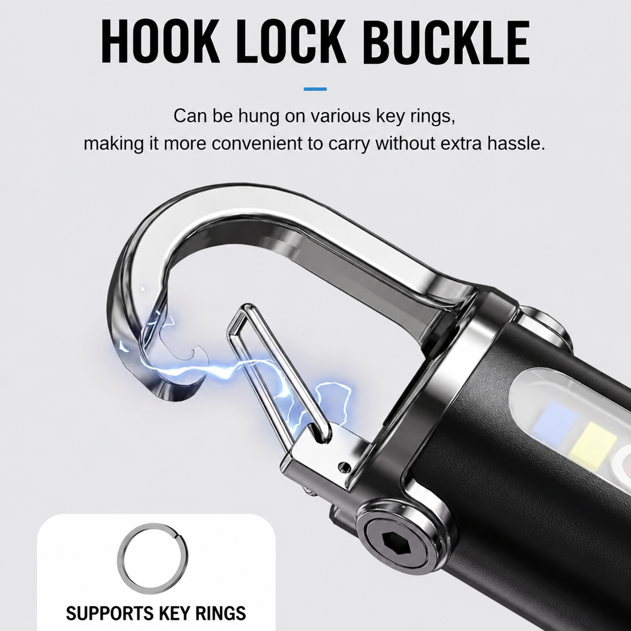 Multifunctional LED Keychain Light
