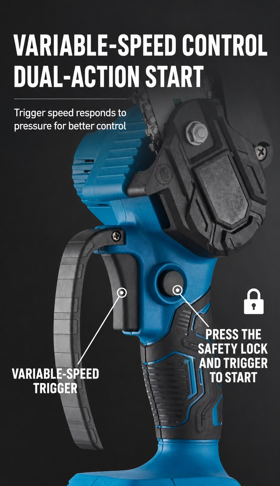 Compact Cordless Pruning Chainsaw
