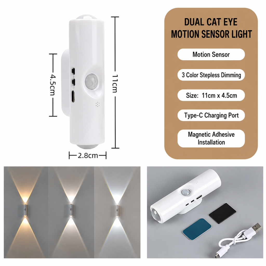 RGB Motion Sensor Night Light