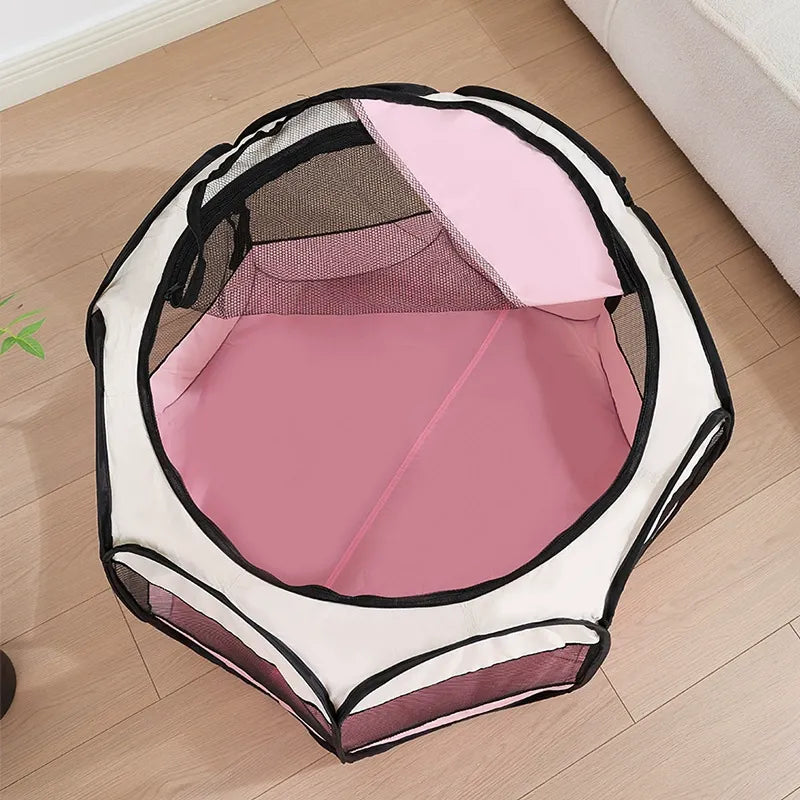 Octagonal Enclosure Cat House